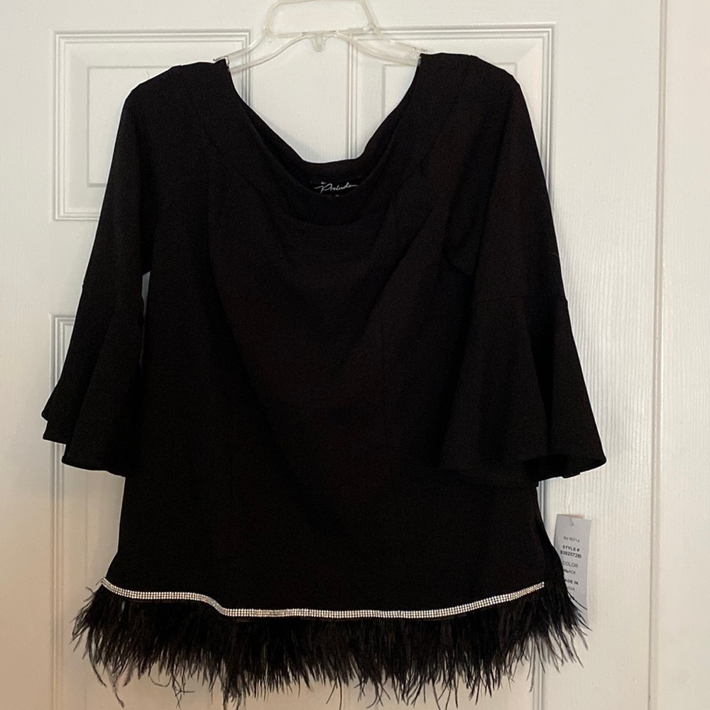 Black formal top